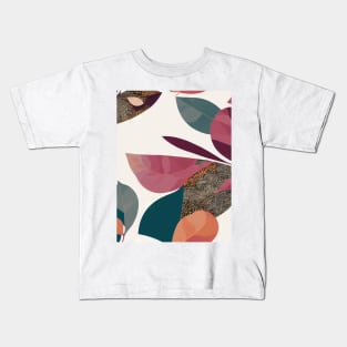 Chromatic Botanic Abstraction #70 Kids T-Shirt